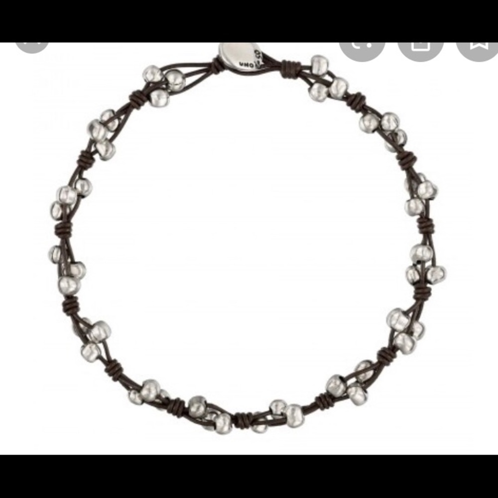 Uno de 50 Rock’n Roll Leather Necklace